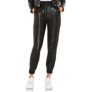 Superdown Rinah Leather Jogger Pants
